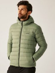 Regatta Kurtka pikowana "Marizion" w kolorze zielonym rozmiar: L. Zielone kurtki męskie Regatta, l, bez wzorów, bez kaptura. Za 218.57 zł.