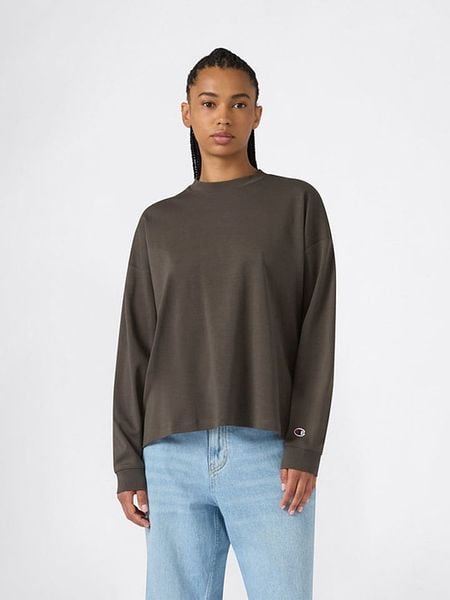 Champion Koszulka w kolorze khaki rozmiar: XXL. Brązowe bluzki damskie CHAMPION, xxl, bez wzorów, z bawełny, bez kołnierzyka. Za 119.95 zł.