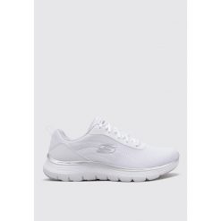 Tenisówki Skechers Model Flex Appeal 5.0 Kolor Biały. Białe trampki i tenisówki damskie Skechers, bez wzorów, z tkaniny. Za 349.55 zł.