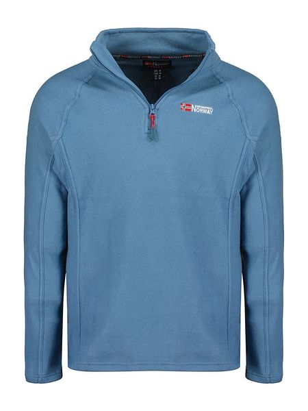 Geographical Norway Bluza polarowa "Tug" w kolorze niebieskim rozmiar: 3XL. Niebieskie bluzy bez kaptura męskie Geographical Norway, xl, z polaru. Za 83.22 zł.