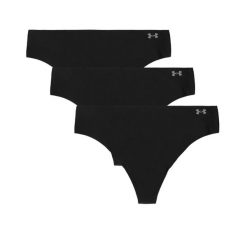 Majtki damskie stringi Under Armour Pure Stretch 3-PAK. Czarne stringi damskie Under Armour, l, bez wzorów, z bawełny. Za 81.48 zł.