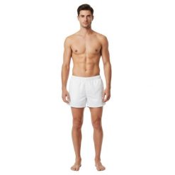 Spodenki kąpielowe męskie Sundek Rainbow Back Stripe. Białe kąpielówki męskie SUNDEK, m, bez wzorów, z poliesteru. Za 234.00 zł.