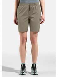 Odlo Szorty trekkingowe "Essential" w kolorze khaki rozmiar: 40. Brązowe spodenki sportowe damskie Odlo, z materiału, outdoorowe. Za 215.77 zł.