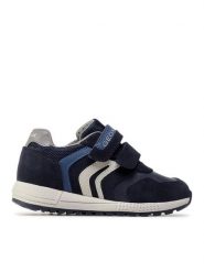 Geox Sneakersy J Alben B. E J049EE 022BC CF44K S Granatowy. Niebieskie buty sportowe chłopięce Geox, bez wzorów, ze skóry, bez zapięcia. Za 179.99 zł.