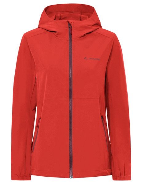 Softshell-Jacke W Elope Wind Jacket. Zielone kurtki softshell damskie Vaude, bez wzorów, z softshellu, z kapturem. Za 519.00 zł.