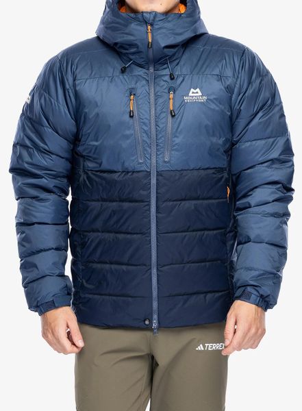 Kurtka puchowa męska Mountain Equipment Paiyu Jacket. Niebieskie kurtki męskie MOUNTAIN EQUIPMENT, l, bez wzorów, z materiału, bez kaptura. Za 1,480.10 zł.