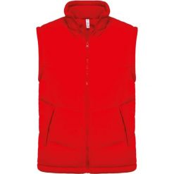 Kurtka puchowa bez rękawów Kariban Doublé Polaire. Czerwone kurtki męskie KARIBAN, m, bez wzorów, z puchu, bez kaptura. Za 218.00 zł.