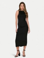 ONLY Sukienka codzienna 15315449 Czarny Slim Fit. Czarne sukienki damskie Only, na co dzień, m, bez wzorów, z syntetyku, bez kołnierzyka, bez ramiączek, proste. Za 99.99 zł.