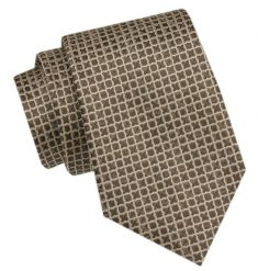 Modny Krawat Męski - Alties - Beż w Drobny Wzór. Krawaty i muchy męskie Alties, bez wzorów, z tkaniny, eleganckie. Za 49.00 zł.