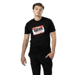T-shirt Męski Nametag. Czarne t-shirty męskie BAUER, l, bez wzorów, z bawełny, bez kołnierzyka. Za 220.99 zł.