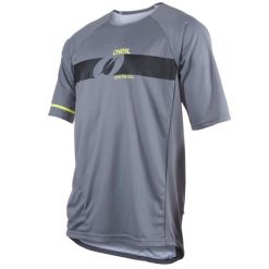 Koszulka rowerowa mtb O'neal V.22 gray/neon yellow. Szare t-shirty sportowe męskie O'NEAL, l, z materiału, bez ramiączek, rowerowe. Za 149.60 zł.