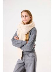 Garcia Szal w kolorze beżowym rozmiar: onesize. Brązowe szaliki dziecięce Garcia, bez ramiączek. Za 56.99 zł.