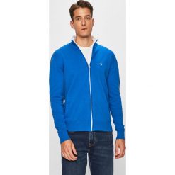 Calvin Klein Jeans - Kardigan. Czarne kardigany męskie Calvin Klein Jeans, l, bez wzorów, z bawełny, bez kołnierzyka. W wyprzedaży za 239.90 zł.
