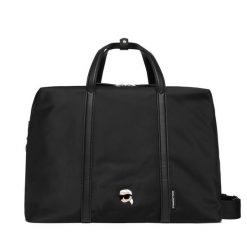 Torba KARL LAGERFELD. Czarne torebki klasyczne damskie Karl Lagerfeld, bez wzorów, bez dodatków. Za 879.99 zł.