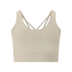 Biustonosz dla kobiet Athlecia Gaby V2. Szare biustonosze sportowe damskie Athlecia, bez wzorów. Za 168.50 zł.