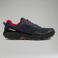 Buty outdoor męskie Berghaus Revolute Active Shoe. Czarne buty trekkingowe męskie Berghaus, bez zapięcia, outdoorowe. Za 466.99 zł.