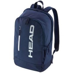 Plecak tenisowy Head Base Backpack 17L granatowy. Niebieskie plecaki damskie HEAD, bez wzorów, sportowe. Za 155.00 zł.