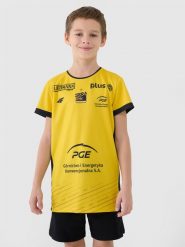 4F Koszulka meczowa replika domowa z sezonu 2024/25 dziecięca 4F x PGE GiEK Skra Bełchatów - multikolor 134/140 (8-10 lat). Koszulki dziewczęce 4f, bez wzorów, z dzianiny, bez ramiączek. Za 139.99 zł.