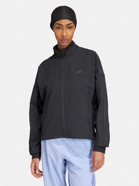 Adidas Bluza techniczna Pacer All Gym Tonal 3-Stripes IW8167 Czarny Regular Fit. Czarne bluzy bez kaptura damskie Adidas, xs, bez wzorów, z syntetyku, bez ramiączek, bez kaptura. Za 209.99 zł.