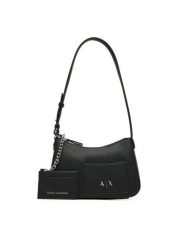 Armani Exchange Torebka XW001571 AF15625 UC001 Czarny. Czarne torebki klasyczne damskie Armani Exchange, bez wzorów, ze skóry, bez dodatków. Za 519.99 zł.