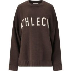 Damski sweter z okrągłym dekoltem Athlecia Lyda. Brązowe swetry klasyczne damskie Athlecia, l, z materiału, bez kołnierzyka. Za 275.00 zł.