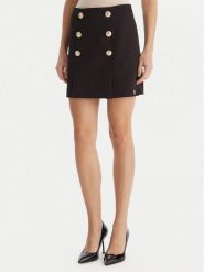 Babylon Spódnica mini S00612 Czarny Regular Fit. Czarne spódniczki damskie Babylon, s, bez wzorów, z syntetyku, mini. Za 1,079.00 zł.