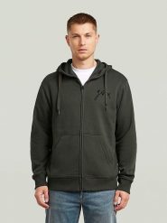 G-Star Bluza w kolorze antracytowym rozmiar: L. Czarne bluzy z kapturem męskie G-Star, l, z bawełny. Za 202.03 zł.