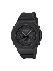 G-Shock Zegarek GA-2100-1A1ER Czarny. Czarne zegarki męskie G-Shock. Za 419.99 zł.