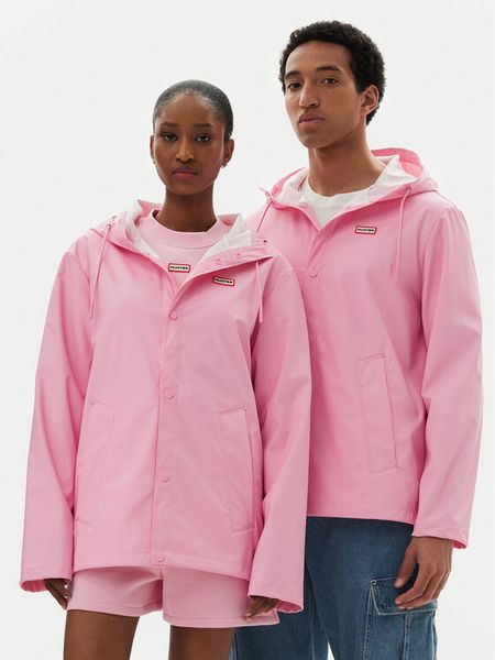 Hunter Kurtka przeciwdeszczowa Izzy Unisex HARU0012251 Różowy Regular Fit. Czerwone kurtki damskie Hunter, m, bez wzorów, z syntetyku, bez kaptura. Za 389.99 zł.