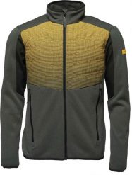 Loap Gandalf sweter sportowy męski, szaro-żółty. Szare swetry męskie ÀLG, m, bez wzorów, z materiału, bez kołnierzyka. Za 220.99 zł.