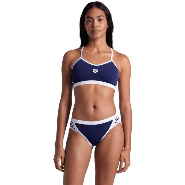 Arena Bikini Icons Cross Back Solid Navy/Wit. Niebieskie bikini damskie Arena, bez wzorów. Za 274.00 zł.