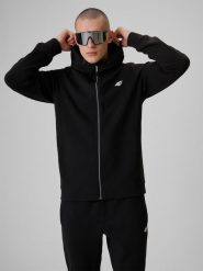 4F Bluza dresowa regular z kapturem męska - czarna XL. Czarne bluzy z kapturem męskie 4f, m, z dresówki. Za 269.99 zł.