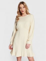 Closet London Sukienka codzienna D8599 Beżowy Regular Fit. Brązowe sukienki damskie Closet London, na co dzień, bez wzorów, z wiskozy, bez kołnierzyka, bez ramiączek, proste. Za 269.99 zł.