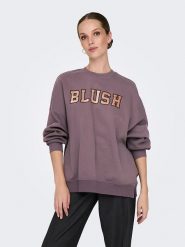 ONLY Bluza w kolorze fioletowym rozmiar: L. Różowe bluzy bez kaptura damskie Only, l. Za 96.60 zł.