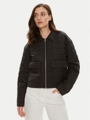 Calvin Klein Jeans Kurtka przejściowa J20J223568 Czarny Relaxed Fit. Czarne kurtki damskie Calvin Klein Jeans, xs, bez wzorów, z jeansu, bez kaptura. Za 759.99 zł.