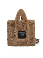Liu Jo Torebka M Tote TF5270 E0374 Beżowy. Brązowe torebki klasyczne damskie Liu Jo, bez wzorów, z materiału, bez dodatków. Za 399.99 zł.