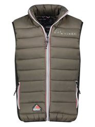 Geographical Norway Kamizelka pikowana w kolorze khaki rozmiar: S. Brązowe kamizelki męskie Geographical Norway, s. Za 109.78 zł.