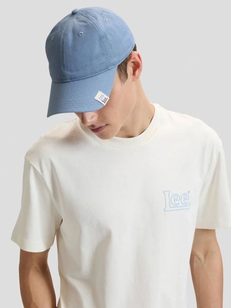 MESKA CZAPKA LEE BUDDY LEE CAP WORK BLUE 112377713. Niebieskie czapki męskie Lee, bez wzorów. Za 79.99 zł.