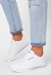 Białe Buty Sportowe Firi. Białe buty sportowe na co dzień damskie Born2be, bez wzorów, z materiału. Za 74.99 zł.