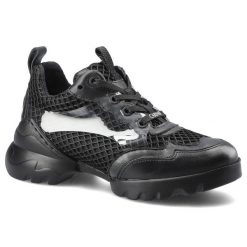 Czarne Sneakersy Carinii Buty Damskie Półbuty. Czarne półbuty damskie Carinii, z aplikacjami, z jeansu, bez obcasa. Za 319.00 zł.