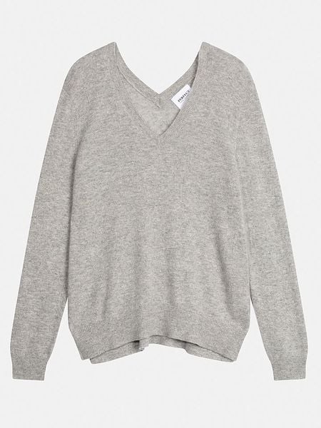 Perfect Cashmere Kaszmirowy sweter "Lova" w kolorze jasnoszarym rozmiar: M. Szare swetry klasyczne damskie Perfect Cashmere, m, z kaszmiru, bez kołnierzyka. Za 297.26 zł.