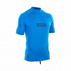 Koszulka ION Rashguard Men SS - Promo Sky Blue XXL. Niebieskie bluzki damskie ION, xl, bez wzorów, sportowe, bez kołnierzyka, bez ramiączek. Za 151.75 zł.