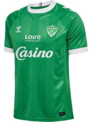 Koszulka domowa ASSE 2026/27. Czerwone bluzki sportowe damskie HUMMEL, s, z materiału, bez kołnierzyka, bez ramiączek. Za 419.50 zł.