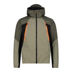 Kurtka narciarska z kapturem CMP Hybrid. Zielone kurtki męskie CMP, bez wzorów, z kapturem, narciarskie. Za 524.20 zł.