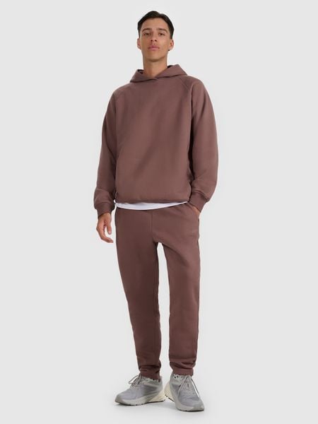 4F Spodnie dresowe męskie - brązowe XXL. Brązowe spodnie dresowe męskie 4f, bez wzorów, z dresówki. Za 149.99 zł.