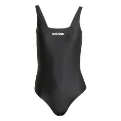 Strój kąpielowy jednoczęściowy z odkrytymi plecami dla kobiet adidas. Białe stroje jednoczęściowe damskie Adidas, bez wzorów. Za 198.45 zł.
