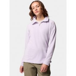 Bluza polarowa damska Columbia Glacial IV 1/2 Zip. Fioletowe bluzy bez kaptura damskie Columbia, z polaru. Za 139.99 zł.