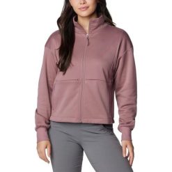 Damska bluza polarowa Columbia Boundless Trek Tech z pełnym zamkiem błyskawiczny. Fioletowe bluzy bez kaptura damskie Columbia, na zimę, s, bez wzorów, z polaru, bez ramiączek, bez kaptura. W wyprzedaży za 313.00 zł.