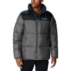 Kurtka sportowa męska Puffect II Jacket. Szare kurtki treningowe męskie Columbia, na zimę, l, bez wzorów, z materiału. Za 449.99 zł.