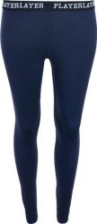 PlayerLayer Damskie Legginsy Termiczne Navy - XS. Niebieskie legginsy sportowe damskie GOLF, na zimę, s, bez wzorów, z lycry, z podwyższonym stanem, na fitness i siłownię. Za 133.99 zł.
